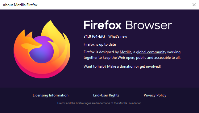 Firefoxi värskendusaken