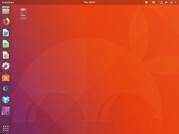 Ubuntu 17.10 Ubuntu töölauakeskkonnaga