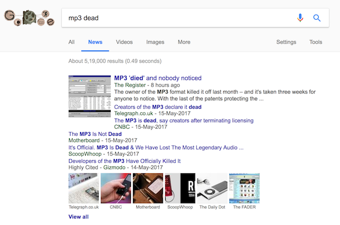 mp3 surnud google'i uudised