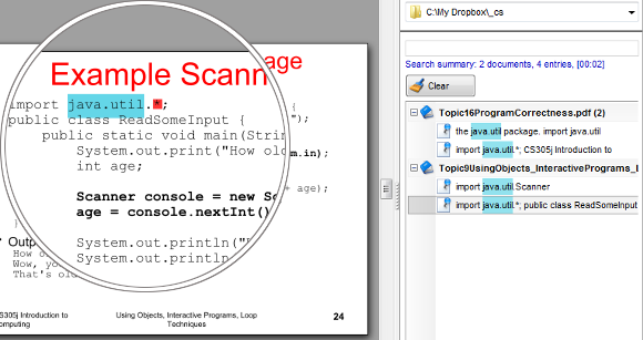 otsige teksti pdf-failidest