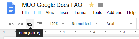 Printige teenusest Google Docs