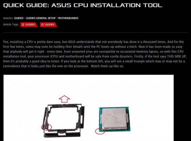 Kõik, mida vajate PC-CPU installimisriista ehitamiseks