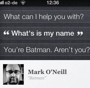 Siri, miks te mind ei mõista? [INFOGRAPHIC] siri batman