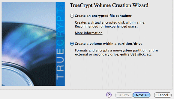 Kuidas luua TrueCrypt 7 2 abil tõeliselt varjatud partitsioon partitsioonis