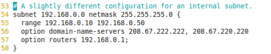 dhcp domeeniserveri Internet