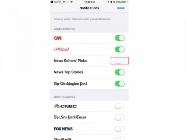 5 suurt nime kandvat iOS-i rakendust, mis rikuvad mõistlikke kujundusreegleid. NewsNotifications 666x500