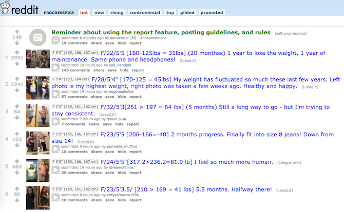 Kuidas saavad sotsiaalsed võrgustikud aidata teil enesetäiendamise eesmärke reddit progresspics 670x414