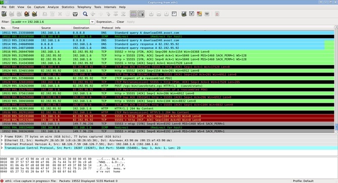 Wireshark kasutusnäites