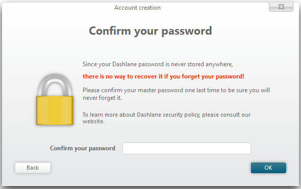 Dashlane - libe uue paroolide halduri, vormi täitja ja veebiostude abistaja ekraanipilt 074