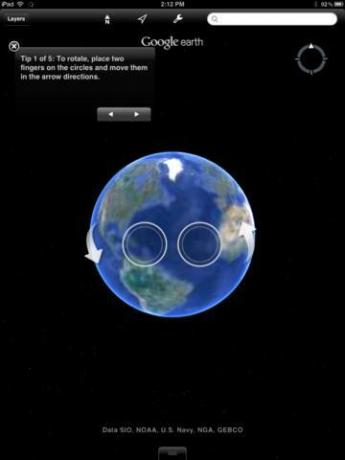 google Earth ipadi jaoks