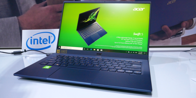 Acer Swift 5 värskendatud 2019. aasta mudel on pikema akueaga