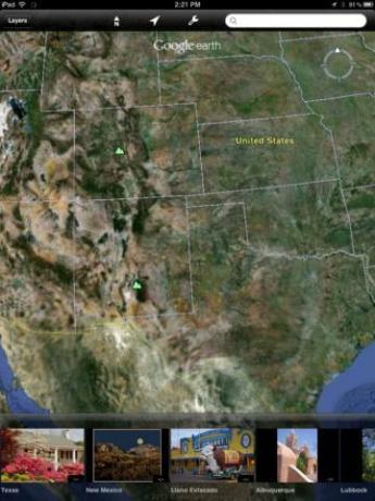 google Earth ipad 2 jaoks