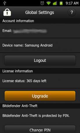 Hoidke oma mobiilseadmed turvalisena ja helina Bitdefender Anti-Theft [Giveaway] Bitdefender Anti-theft android 3 abil