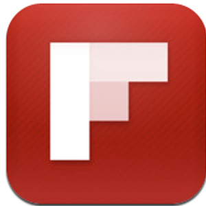 Flipboard on optimeeritud iPhone'i jaoks [News] flipboard ikoon