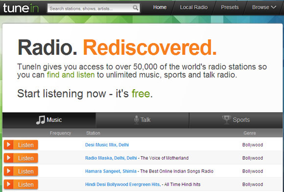 tunein raadio