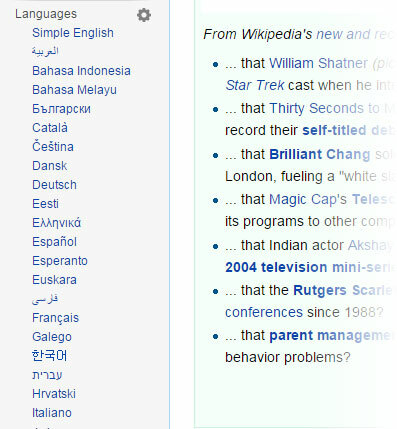 Wikipedia keeled