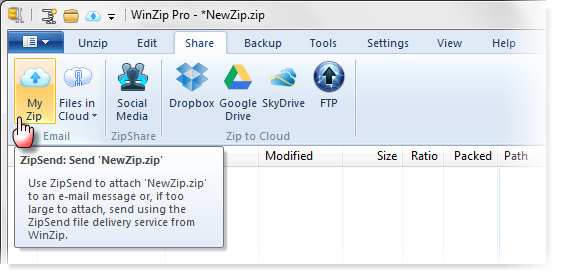 WinZip 17 Pro Windowsi jaoks: kujundatud ümber sotsiaalseks jagamiseks ja pilveteenuse [Giveaway] jaoks Winzip06