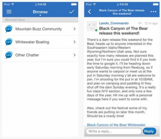 Mountain Buzz app