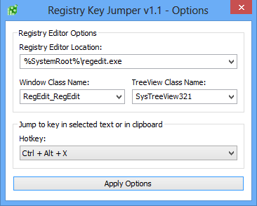 Windows-register-jumper-options