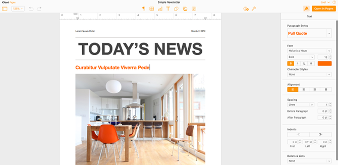 Microsofti kontori alternatiivid - iWork iCloudi jaoks
