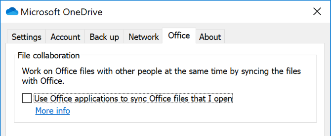 Office'i sünkroonimisseade OneDrive'is