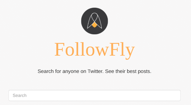 FollowFly leiab iga Twitteri kasutaja säutsu, millel on viimase aasta jooksul kõige rohkem retweete või kõige rohkem meeltmööda