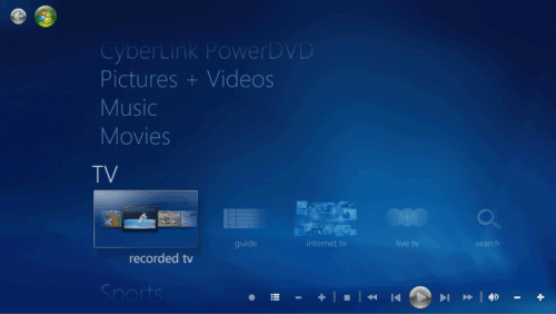 Windows 7 voogesitus HDTV-le