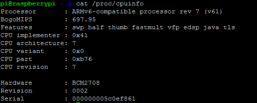 Siit leiate teavet Raspberry Pi protsessori kohta