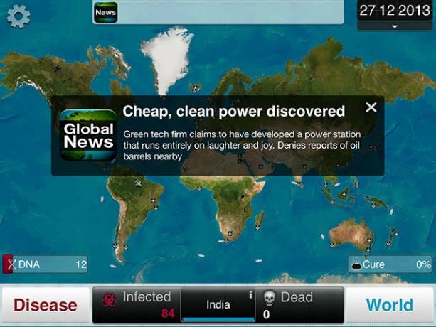 Valige haigus ja hävitage inimkond Plague Inc.-st komöödia