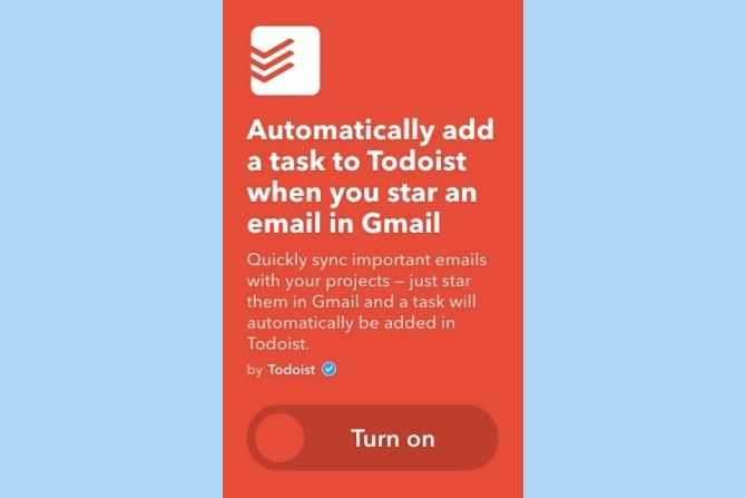 ifttt gmaili ülesande ülesanded