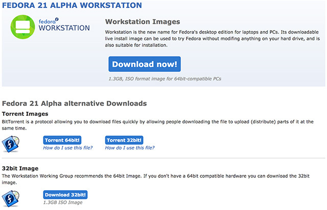 fedora21-alfa-allalaadimine