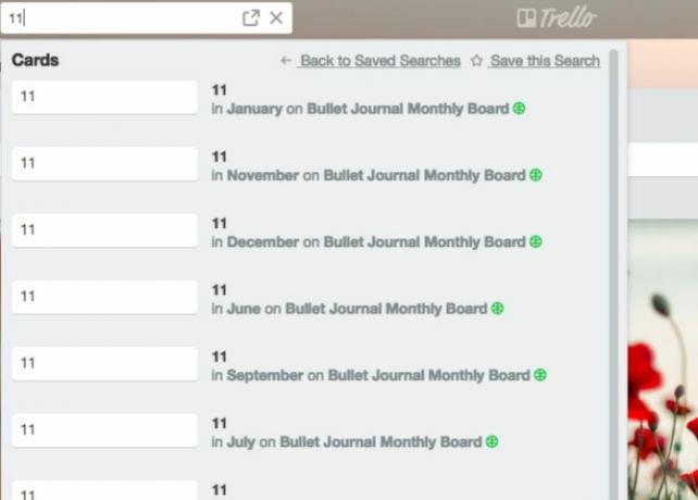 kuidas trello kasutada - trello kaartide kiire leidmine