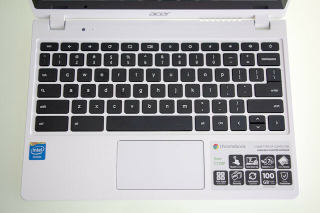 acer c720p - klaviatuur