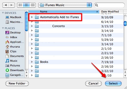 impordi muusikat iTunes'i