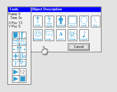 Stickmani animatsiooniprogramm