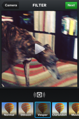Instagrami videofilter