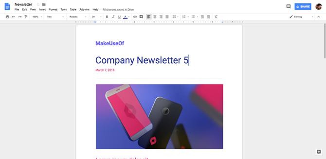 Microsofti kontori alternatiivid - Google Docs