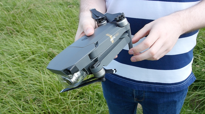 See on see droon, mida otsite: DJI Mavic Pro arvustus Mavic folded