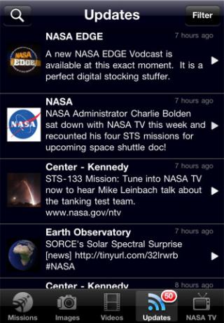 nasa iphone'i rakenduse ülevaade