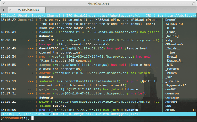 linux-irc-kliendid-weechat