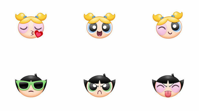 Powerpuff Girls iMessage kleebistekomplekt