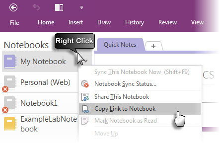 Microsoft OneNote - töölaua otsetee loomine