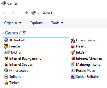 Windows 10 Installige uuesti Windows Games Ad Free