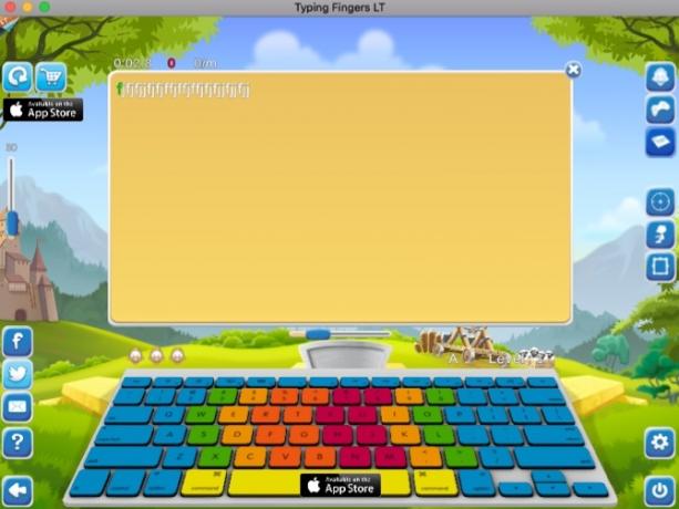 Typing Fingers LT Typing App Macile