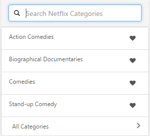 Sirvige Netflixi salajasi kategooriaid selle Chrome'i laiendiga NetflixCategories