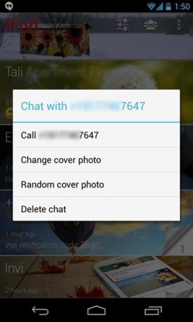 Kas olete väsinud IM-i rakendustest? Invi on ilus ja funktsioonidega pakitud rakendus, mida peate proovima [Android 2.3+] invi 6