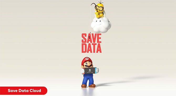 Nintendo Switchi veebipilv salvestab