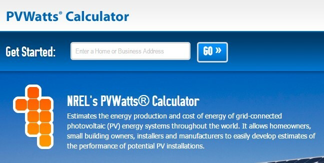 pvwatts päikesekalkulaator