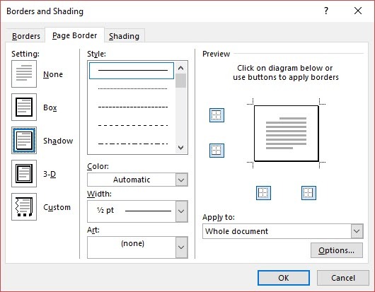 Kuidas luua professionaalseid aruandeid ja dokumente Microsoft Word Bordersis ja Shading'is