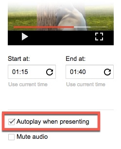 Google'i esitlused - automaatse esituse video